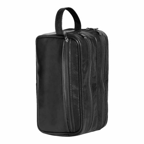 NECESSAIRE PORTACOSMETICOS DE CUERO