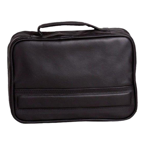 NECESSAIRE PORTACOSMETICOS PLEGABLE DE CUERO