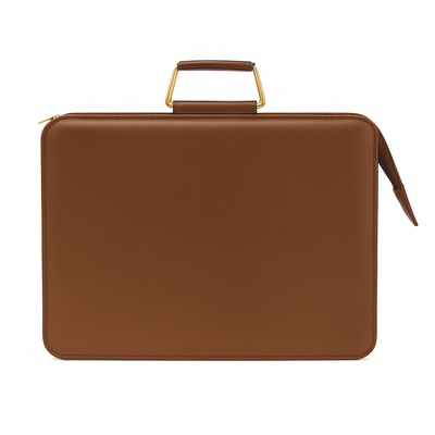 PORTAFOLIO SIMIL CUERO CON VARIOS COMPARTIMIENTOS