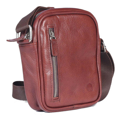 MORRAL BANDOLERA CHICO 18 cm. DE CUERO