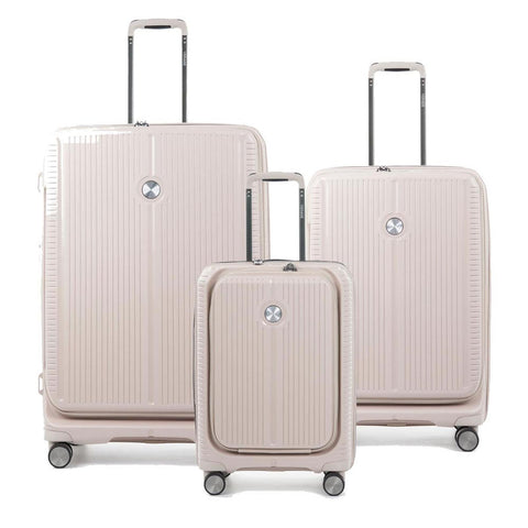 SET DE 3 VALIJAS CON TAPA FRONTAL ROME