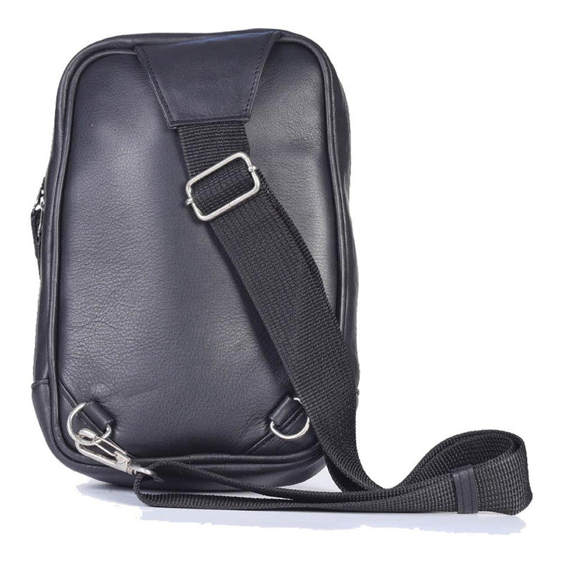 MORRAL CRUZADO 28 cm.  DE CUERO