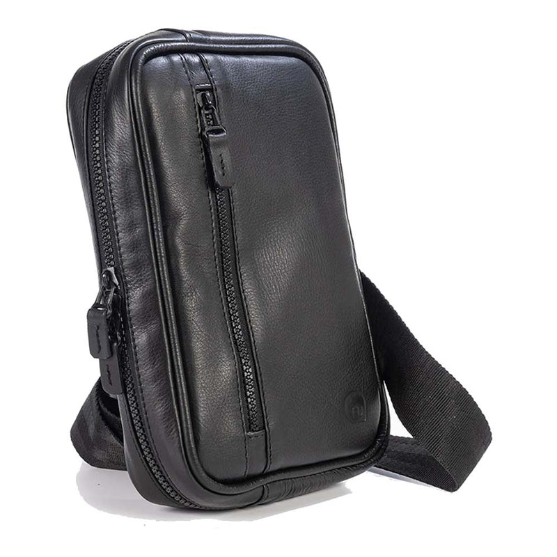 CARTERA VERTICAL CRUZADA 25 cm. DE CUERO