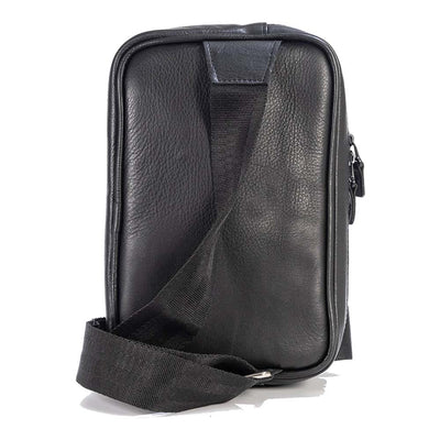 CARTERA VERTICAL CRUZADA 25 cm. DE CUERO