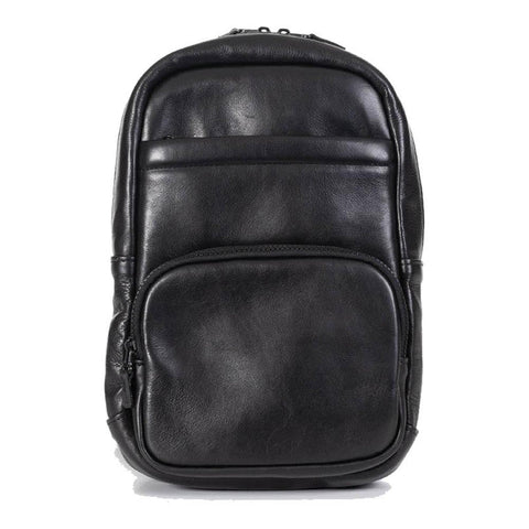 MORRAL CRUZADO 33 cm.  DE CUERO