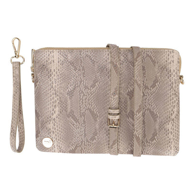 CARTERA BANDOLERA SOBRE SIMIL CUERO CLUTCH