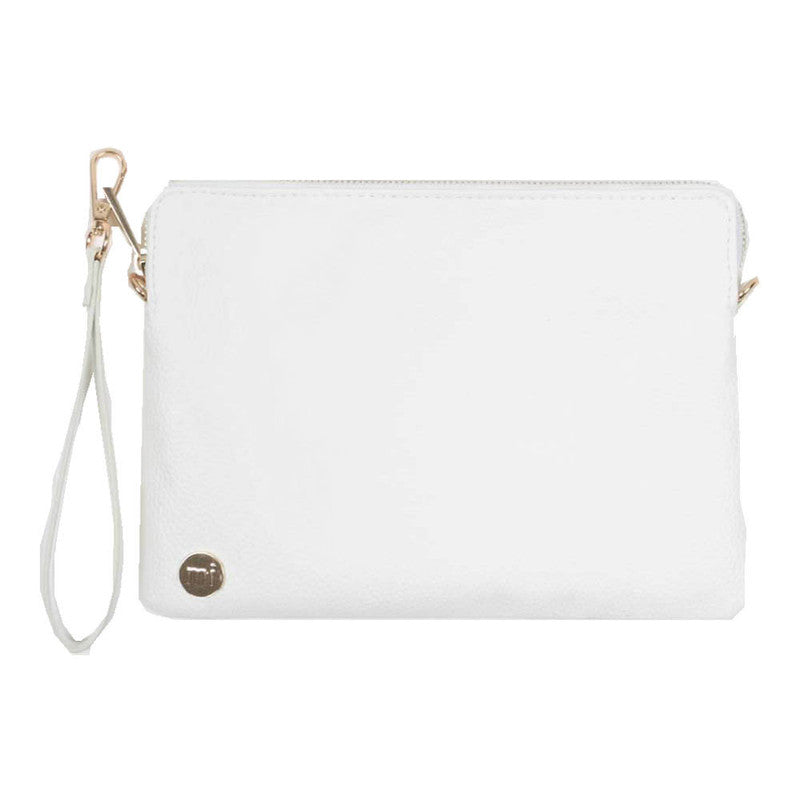 CARTERA BANDOLERA SOBRE SIMIL CUERO CLUTCH