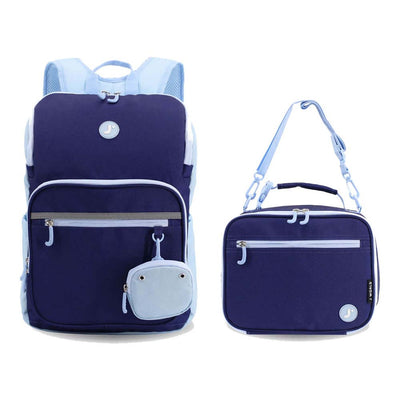 MOCHILA DE ESPALDA + LUNCHERA ESCOLAR JUNIOR