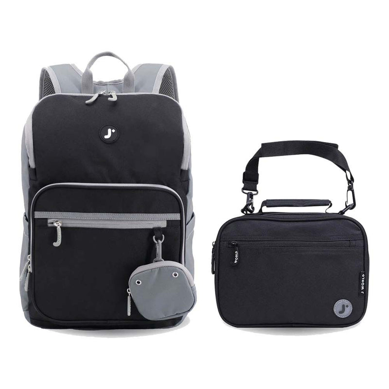 MOCHILA DE ESPALDA + LUNCHERA ESCOLAR JUNIOR