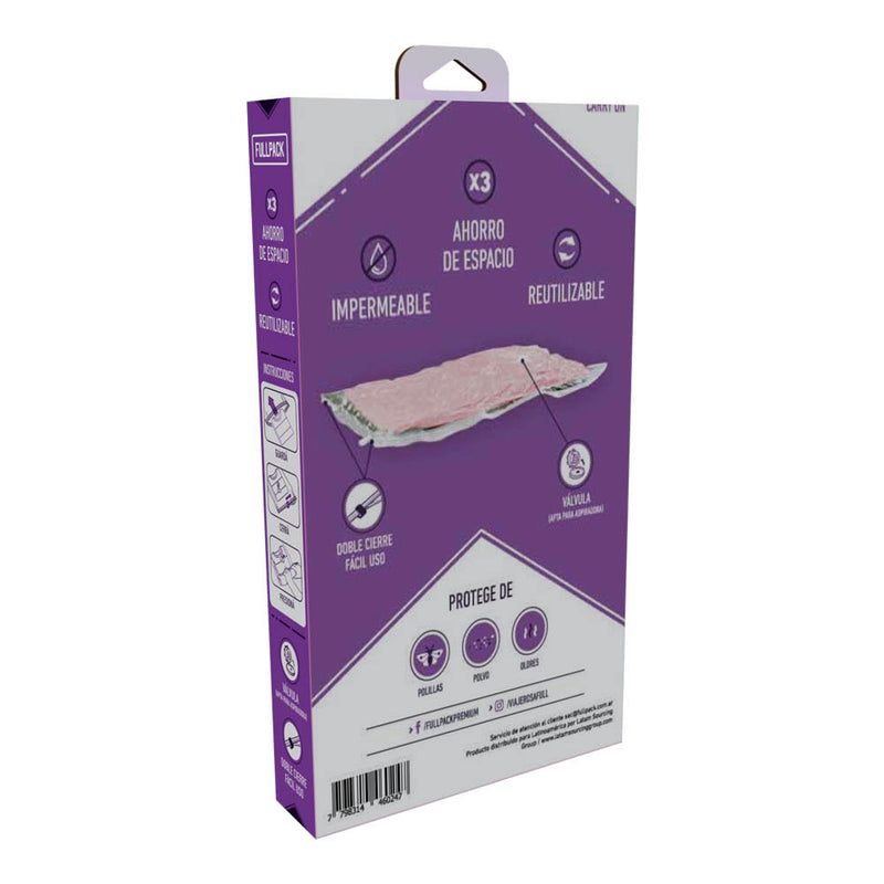 BOLSAS DE COMPRESION PARA GUARDADO CHICAS (PACK x2u.)