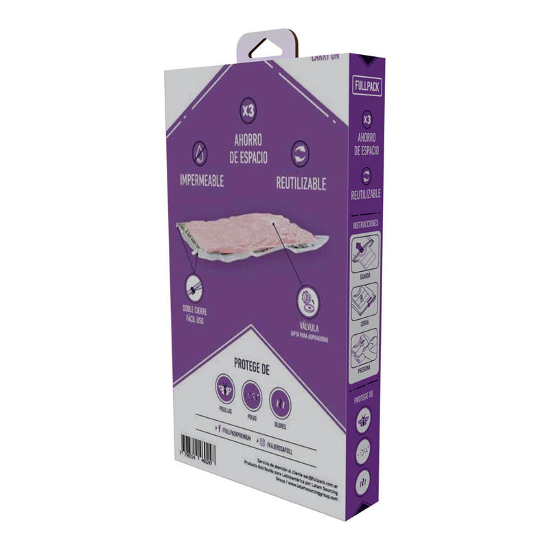 BOLSAS DE COMPRESION PARA GUARDADO CHICAS (PACK x2u.)