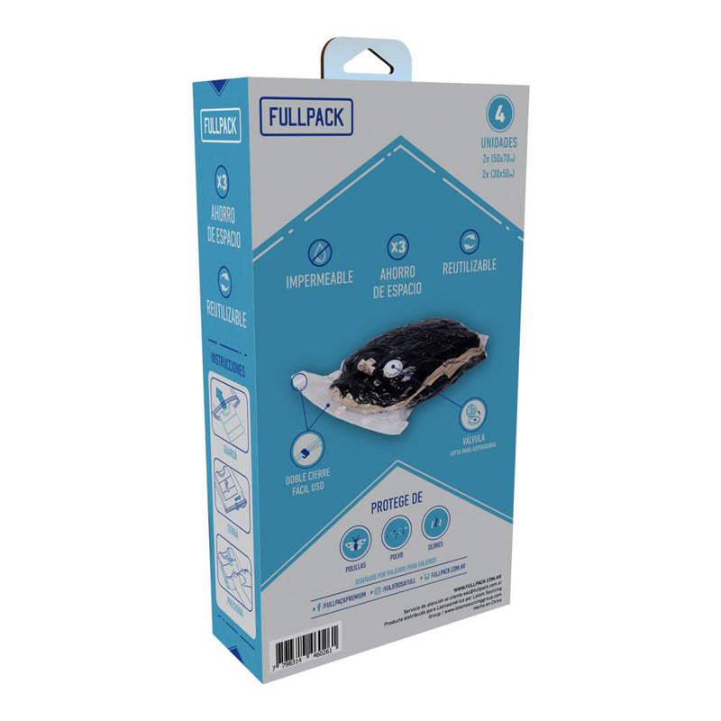 BOLSAS DE COMPRESION PARA GUARDADO FAMILY PACK (2x PACKs x2u.)