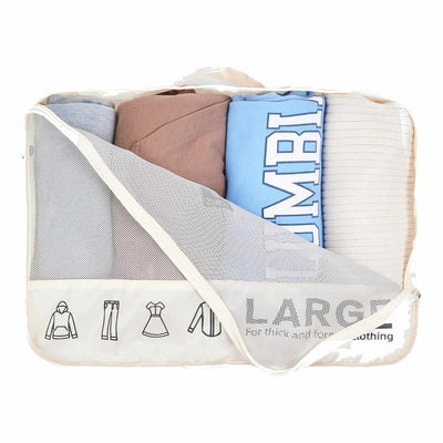 SET ORGANIZADOR DE ROPA PARA VALIJA 5 en 1 VG5051