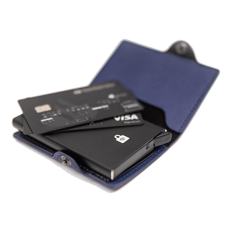 BILLETERA DE POLIURETANO SIMPLE CON CARD SLIDER EQUIPAJE URBANO