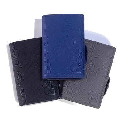 BILLETERA DE POLIURETANO SIMPLE CON CARD SLIDER EQUIPAJE URBANO