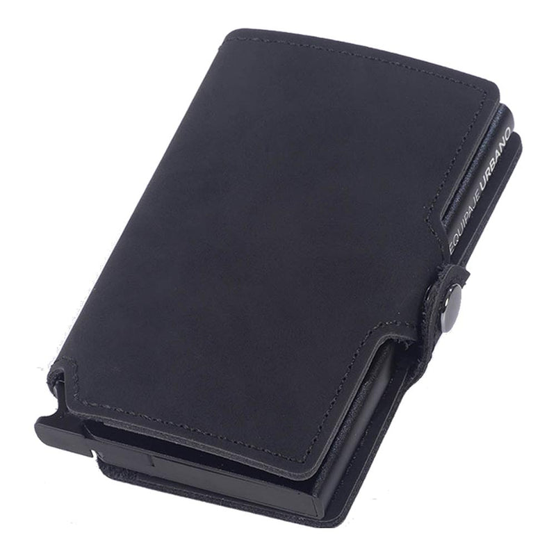 BILLETERA SIMIL CUERO SIMPLE CON CARD SLIDER EQUIPAJE URBANO