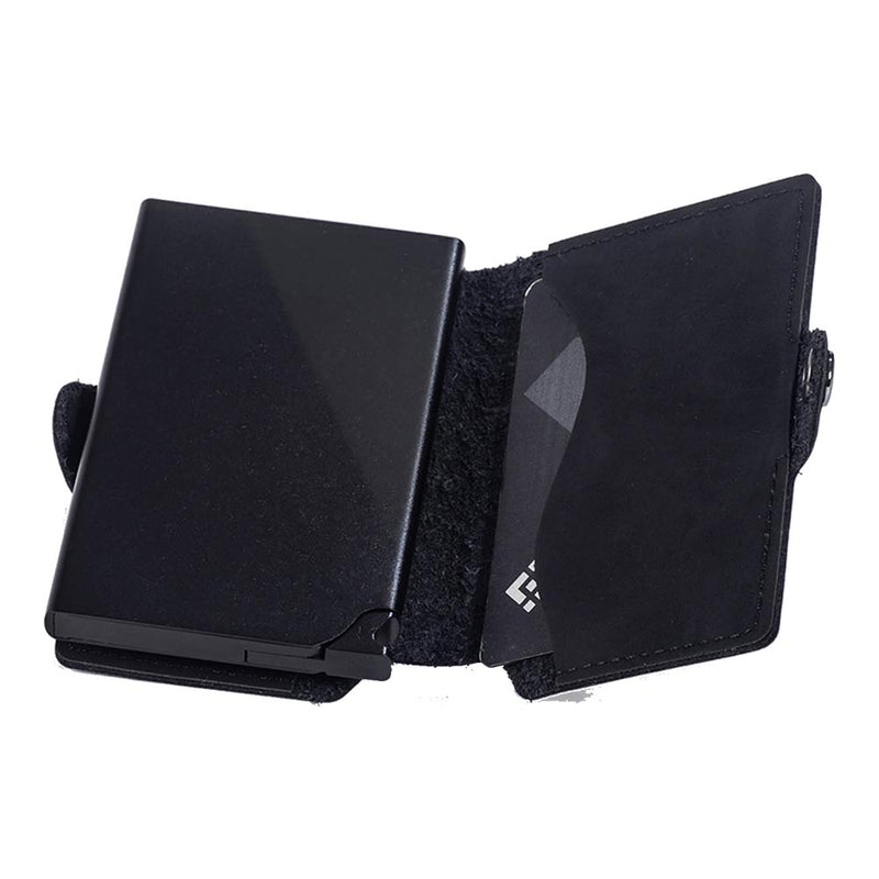 BILLETERA SIMIL CUERO SIMPLE CON CARD SLIDER EQUIPAJE URBANO