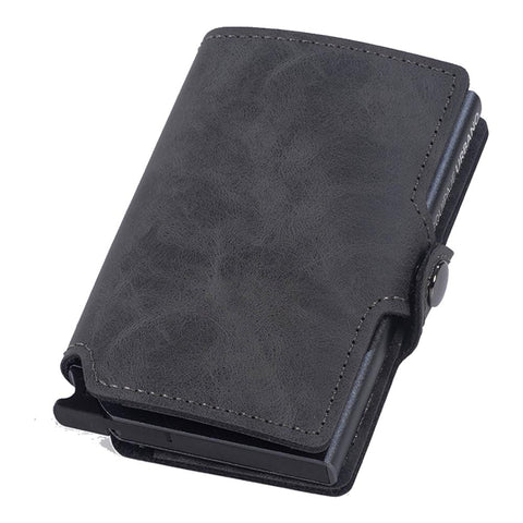 BILLETERA SIMIL CUERO SIMPLE CON CARD SLIDER EQUIPAJE URBANO