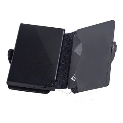 BILLETERA SIMIL CUERO SIMPLE CON CARD SLIDER EQUIPAJE URBANO