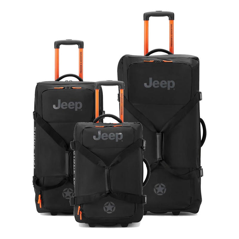 SET DE 3 BOLSOS CON CARRO IMPERMEABLES JEEP by DELSEY 5A