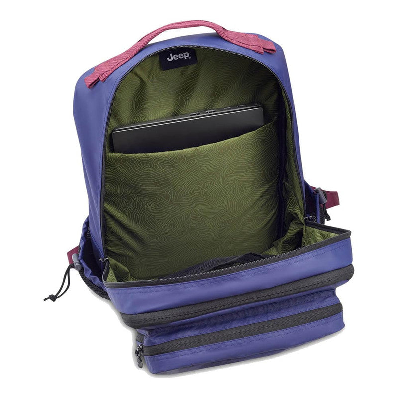 MOCHILA PORTANOTEBOOK TACTICA EXPANDIBLE 17" IMPERMEABLE JEEP BY DELSEY 10B