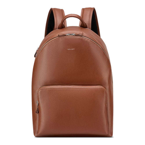 MOCHILA DE CUERO 2 Cpts. 42 cm. LE CUIR