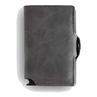 BILLETERA DE CUERO DOBLE VINTAGE