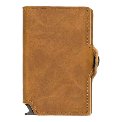 BILLETERA DE CUERO DOBLE VINTAGE